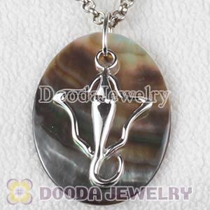 Sterling Silver Fashion Shell Pendant suit European Necklace