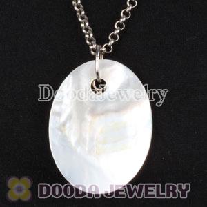 Sterling Silver Fashion Shell Pendant suit European Necklace