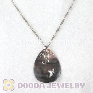 Sterling Silver Fashion Shell Pendant suit European Necklace