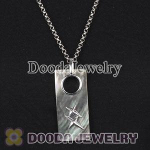 Sterling Silver Fashion Shell Pendant suit European Necklace