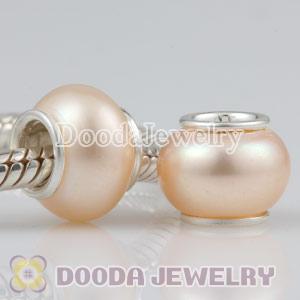 10-11mm Nature Freshwater European mother of pearl charm beads