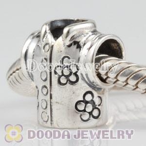 Largehole Jewelry Sterling Silver Summer Fun T-Shirt Bead