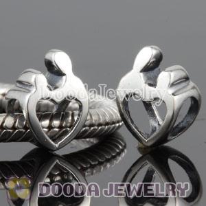 925 Sterling Silver Mother And Child Beads European Compatible