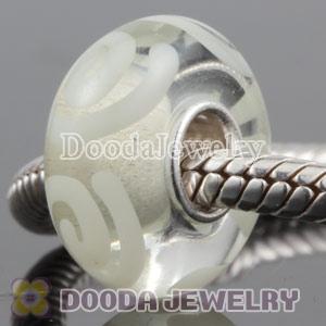 2011 new lampwork glass beads 925 sterling silver core European compatible