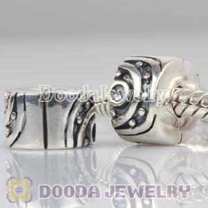 Sterling Silver Clip Beads fit European Largehole Jewelry Bracelet