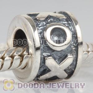 925 Sterling Silver Hugs Kisses Beads European Compatible