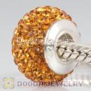 Sterling Silver Austrian crystal Beads with Thread Core 925 stamped