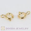 Gold Plated Sterling Silver Spring Ring 6mm