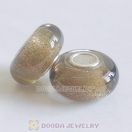 Handmade European Brown Murano Glass Beads