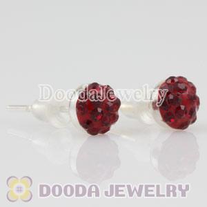 Sterling Silver Austrian crystal Stud Earrings