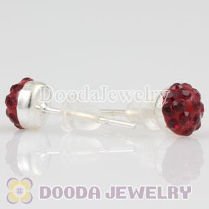 Sterling Silver Austrian crystal Stud Earrings