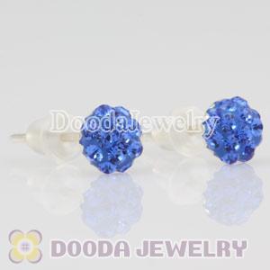 Sterling Silver Austrian crystal Stud Earrings