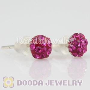 Sterling Silver Austrian crystal Stud Earrings