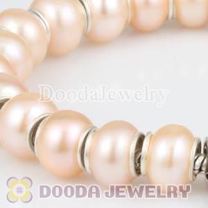 20cm Freshwater Pearl Silver Snake Bracelet European Style