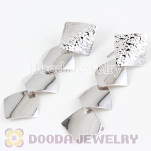 Sterling Silver Fashion Drop Earrings