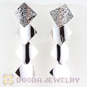 Sterling Silver Fashion Drop Earrings