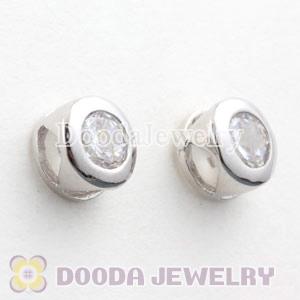 Sterling Silver Fashion CZ Stud Earrings