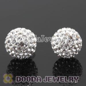 10mm Sterling Silver Czech crystal Stud Earrings
