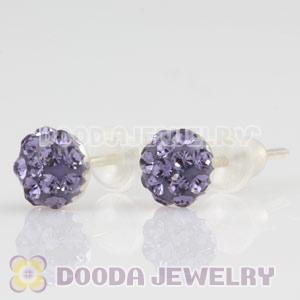 Sterling Silver Austrian crystal Stud Earrings