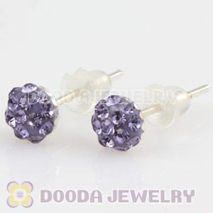 Sterling Silver Austrian crystal Stud Earrings