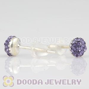 Sterling Silver Austrian crystal Stud Earrings