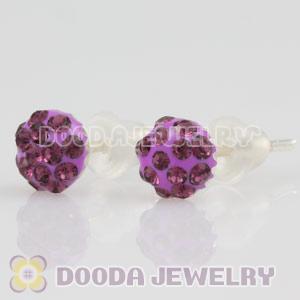 Sterling Silver Austrian crystal Stud Earrings