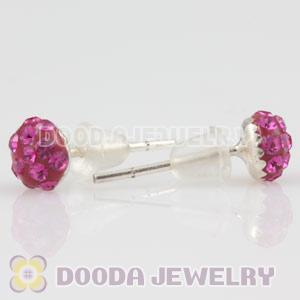 Sterling Silver Austrian crystal Stud Earrings