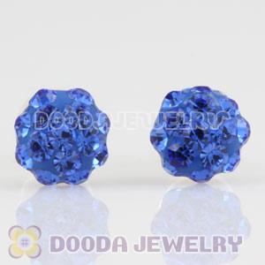 Sterling Silver Austrian crystal Stud Earrings