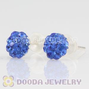 Sterling Silver Austrian crystal Stud Earrings