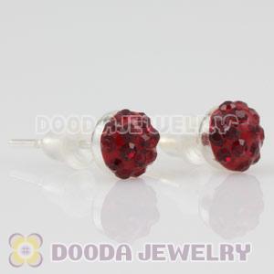 Sterling Silver Fashion CZ Stud Earrings