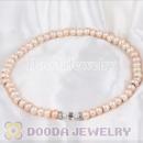 44cm Freshwater Pearl Silver Snake European Style Necklace