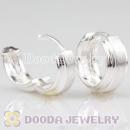 Sterling Silver Fashion Huggie Earrings