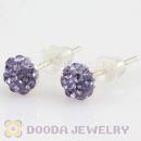 Sterling Silver Austrian crystal Stud Earrings