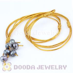 Wholesale Fashion Freshwater Pearl Hand Knitted Necklace
