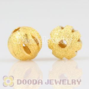 8mm handmade Style Gold Plated Copper Beads Wholesale