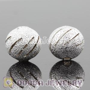 10mm handmade Style Silver Plated Copper Beads Wholesale