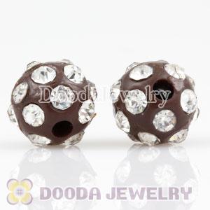 8mm handmade Style Plastic Beads with Crystal Wholesale