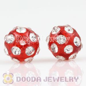 8mm handmade Style Plastic Beads with Crystal Wholesale