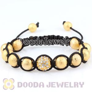 handmade Inspired Bracelet Wholesale with Gold Crystal Ball Beads