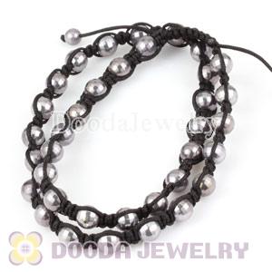 Wholesale handmade Inspired Necklace with Faceted Black Beads