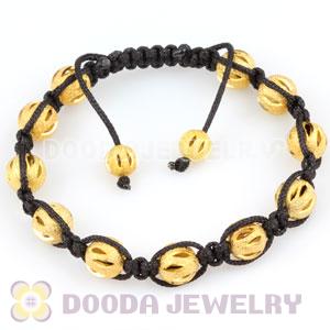 handmade Inspired Bracelet Wholesale with Gold Plated Copper hollow Ball Beads
