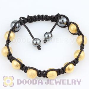 handmade Style TresorBeads Bracelets with gold plated Copper Beads and Hematite