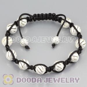 handmade Inspired Bracelet Wholesale with silver Plated Copper hollow Ball Beads