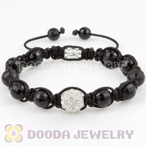 Wholesale handmade Bracelets with crystal and ABS Plastic handmade Beads UNISEX