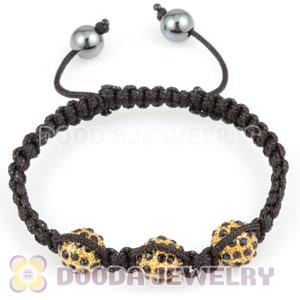 handmade Style TresorBeads Bracelet with Crystal Alloy Beads and Hematite