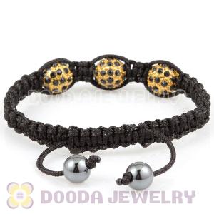 handmade Style TresorBeads Bracelet with Crystal Alloy Beads and Hematite