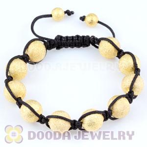 handmade Style Bracelet with gold Plated Copper Ball Beads