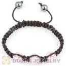 handmade Style TresorBeads Bracelet with sweetie pink Crystal Alloy Beads and Hematite