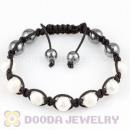 handmade Style TresorBeads Bracelets with silver plated Copper Beads and Hematite