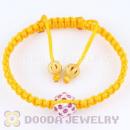 handmade Inspired Macrame Bracelets with pink Crystal disco ball beads